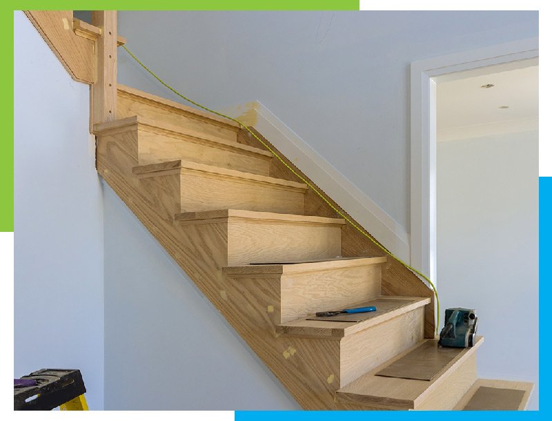 sablage escalier bois